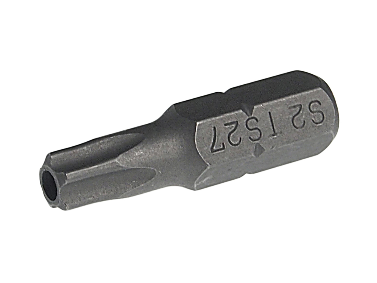 Бита TORX TS27Hх25мм 1/4" 5-ти гранная с отверстием JTC JTC-1192527