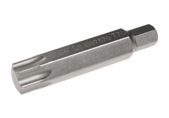 Бита TORX Т70х75мм 10мм удлиненная S2 JTC JTC-1337570