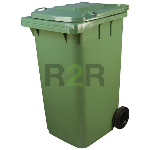 Мусорный контейнер (240 л) зеленый