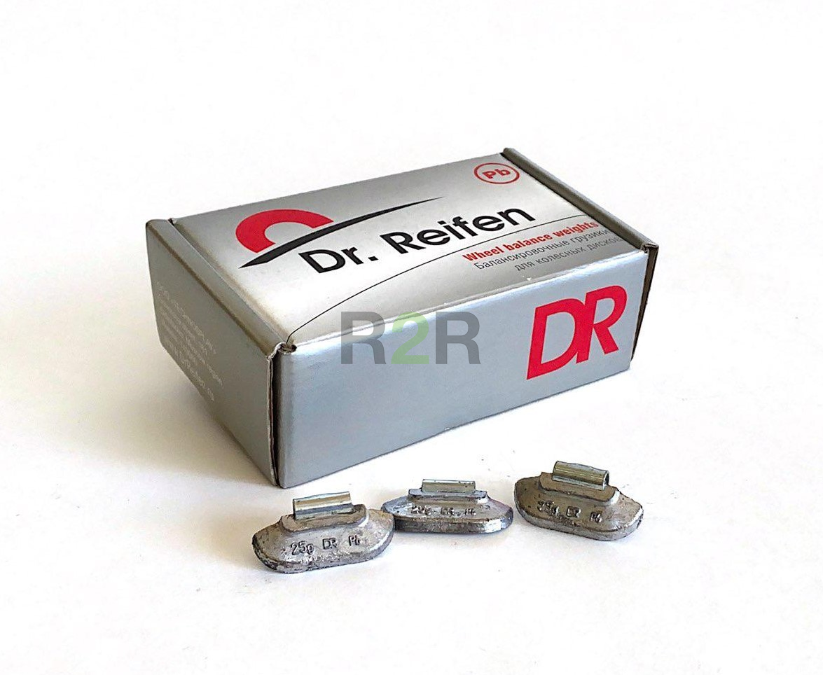 Грузы для стальных дисков 25гр (100 шт в упаковке) Dr. Reifen