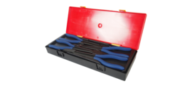Набор инструментов 4 предмета слесарно-монтажный (клещи удлиненные) в кейсе JTC