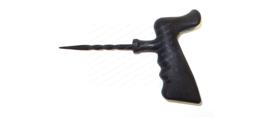 Спиральное шило (напильник) с пистолетной ручкой для нанесения клея в прокол