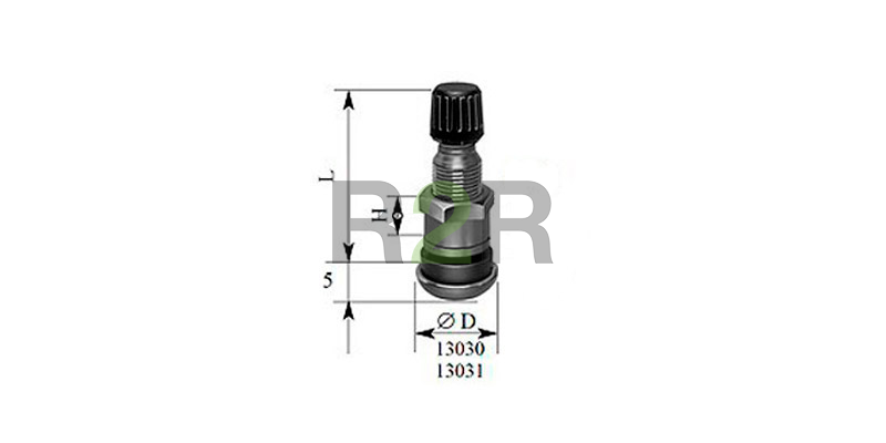 Вентиль датчика давления в шинах (диаметр 11,3 мм) для б/к легковых дисков