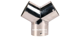 Насадка металлическая Y-образная для шланга D=100 мм Nordberg AT100