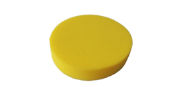 asturomec полировальник 10.610.0151 пу желтый 150 мм, для финишной полировки, крепление "липучка"